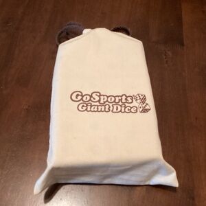 New - GoSports Giant Dice Set with Bag